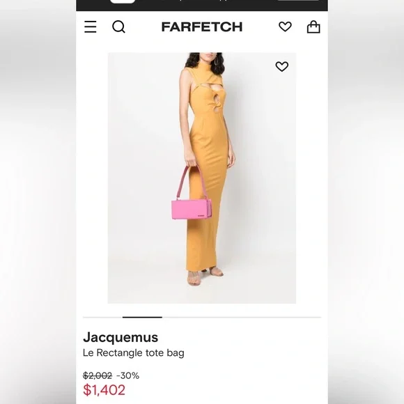 JACQUEMUS Le Rectangle ボックスバッグ ハンドバッグ JACQUEMUS Le Rectangle ボックスバッグ ハンドバッグ